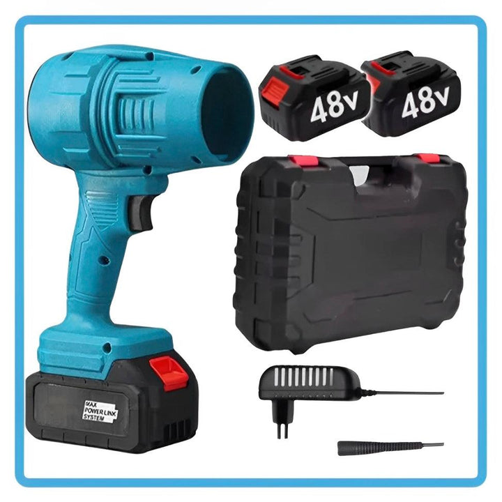 Soprador e Secador Turbo Portátil - (Brindes: 2 Baterias e 1 maleta)