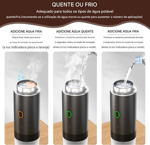Cafeteira Portátil Inteligente