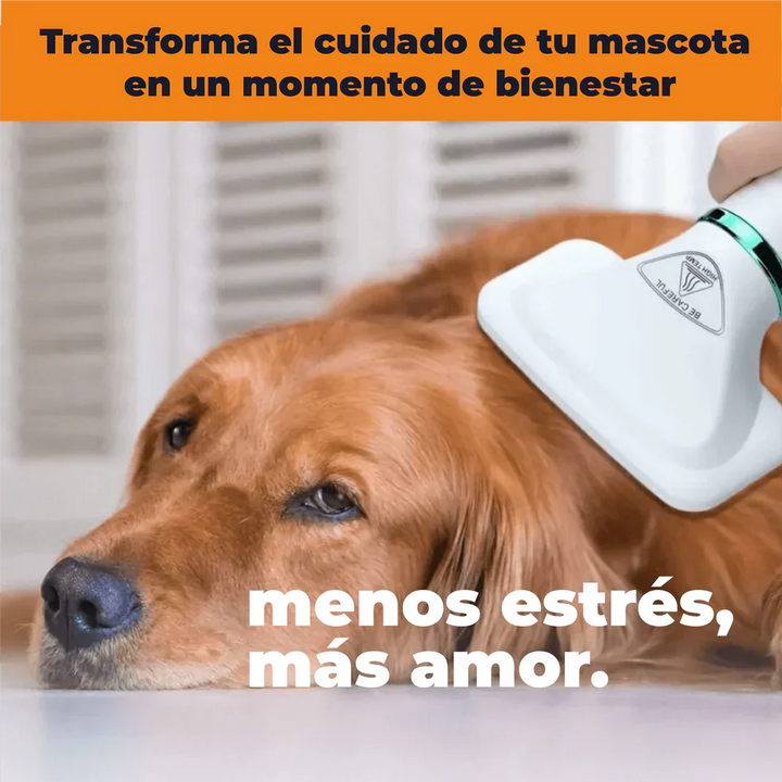 Cepillo Secador Para Mascotas 🐶2 En 1🐱