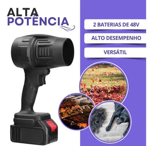 TurboSopla™ – Soprador Portátil para Limpeza Rápida + 2 Batería EXTRA GRATIS